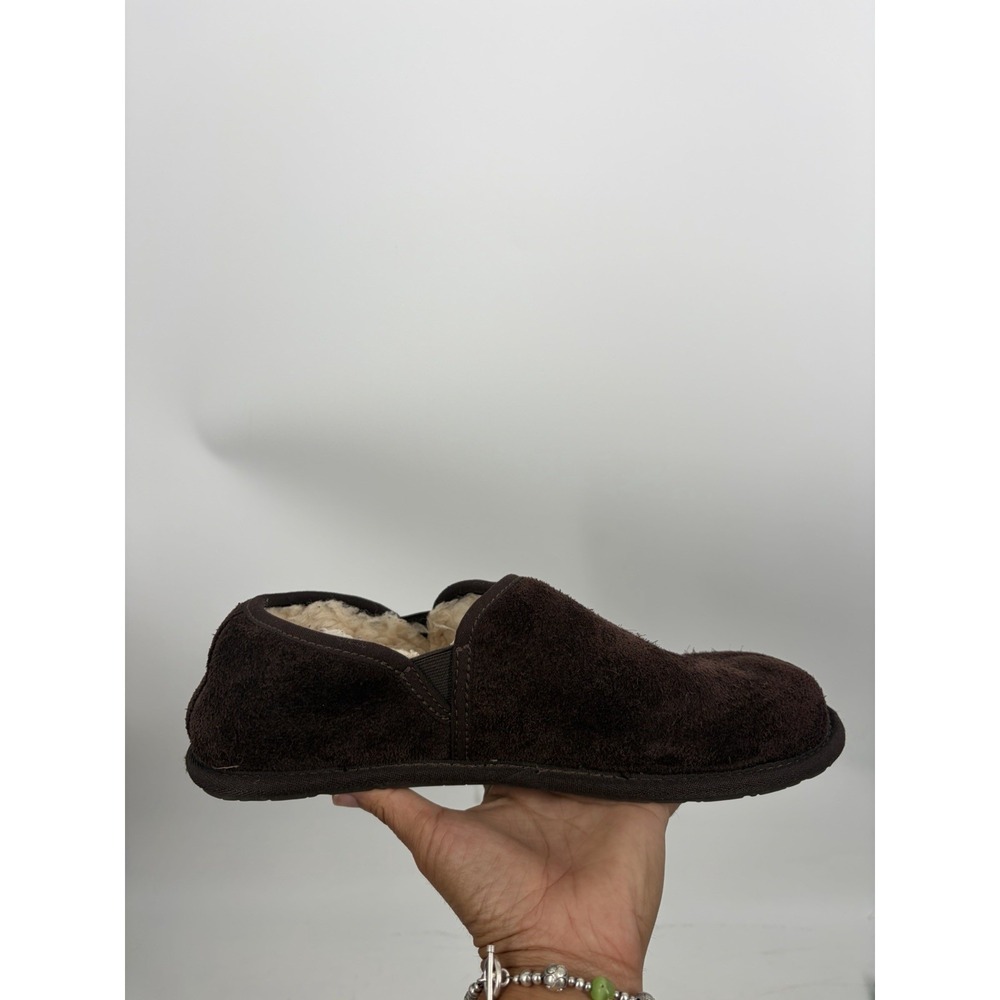 UGG Australia Scuff Romeo II Men's Size 10 Slippers Brown Suede Sheepskin - Picture 10 of 11